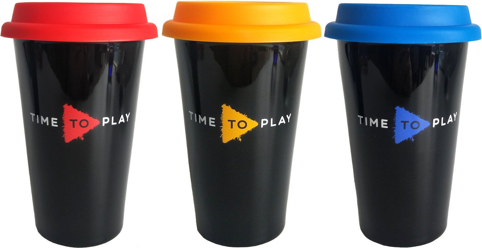 Cup/Bottle Muziker  Time To Play Mug Blue/Red/Yellow