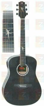 Dreadnought elektro-akoestische gitaar SX PDG VT LZ - 1