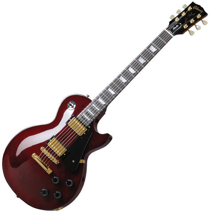 Elektrische gitaar Gibson Les Paul Studio Wine Red Gold