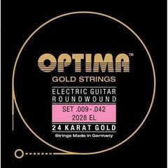 Struny pro elektrickou kytaru Optima 2028-EL 24K Gold Electrics Struny pro elektrickou kytaru