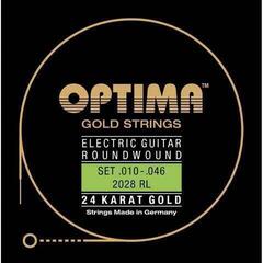 Saiten für E-Gitarre Optima 2028-RL 24K Gold Electrics Saiten für E-Gitarre
