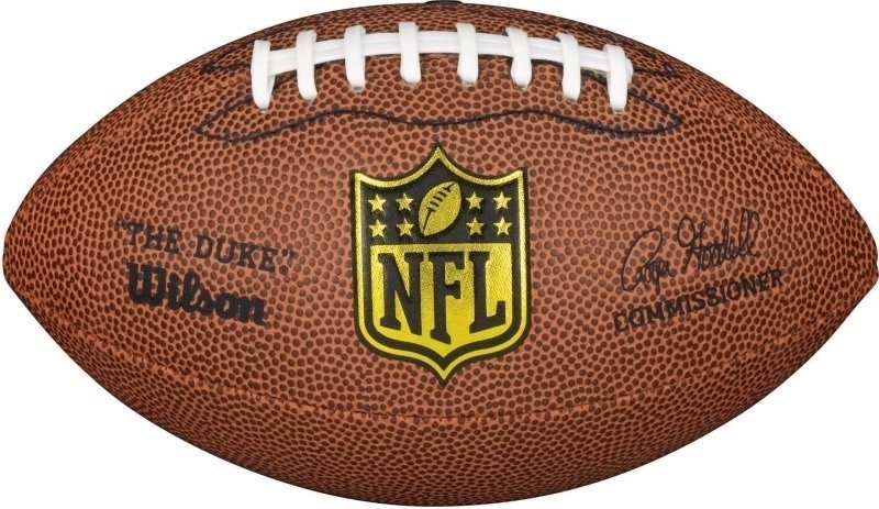 Futbol amerykański Wilson NFL Mini Replica Football Gold Logo Futbol amerykański
