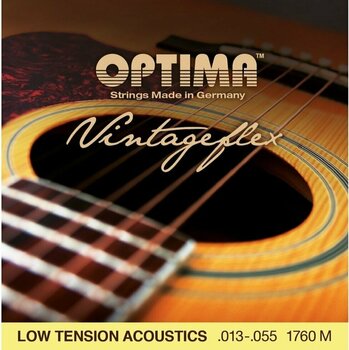 Struny do gitary akustycznej Optima 1760-M Vintageflex Acoustics - 1