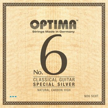Nylonové struny pro klasickou kytaru Optima NO6-SCHT Special Silver No.6 Classics - 1