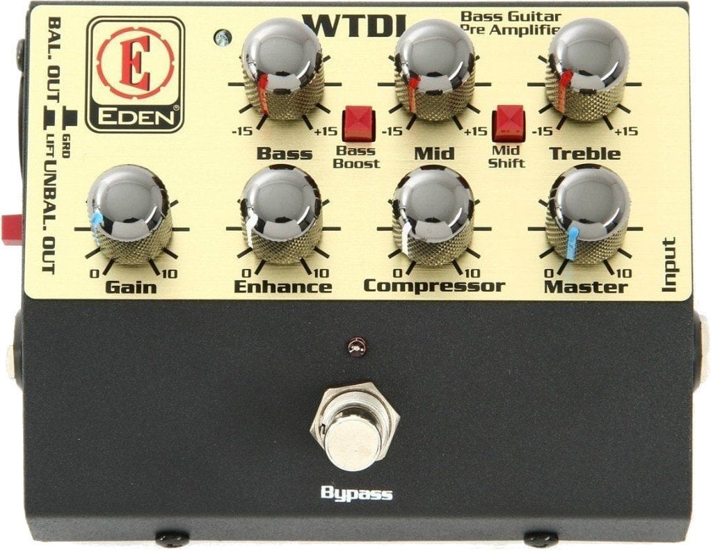 Pré-amplificador/amplificador em rack Eden WTDI