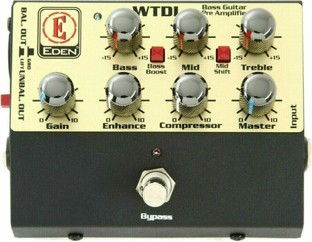 Pré-amplificador/amplificador em rack Eden WTDI - 1