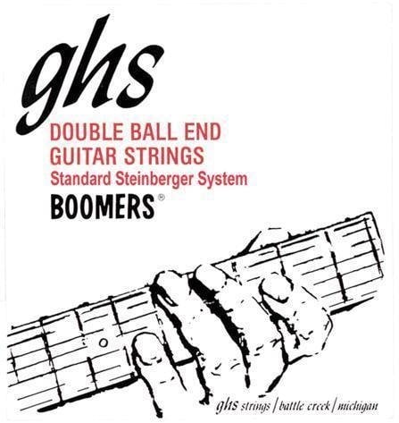 Cordes pour guitares électriques GHS Double Ball End Boomers Steinberger 10-46