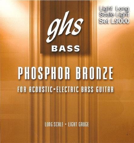Cordes pour basse acoustique GHS Acoustic-Electr Bass Lt