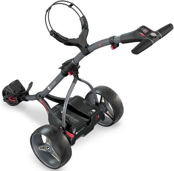 Wózek golfowy elektryczny Motocaddy S1 Standard Black Wózek golfowy elektryczny