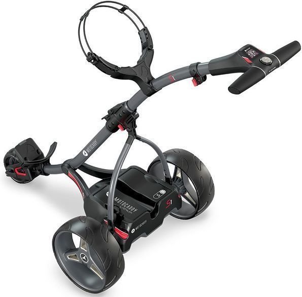 Chariot de golf électrique Motocaddy S1 Ultra Black Chariot de golf électrique