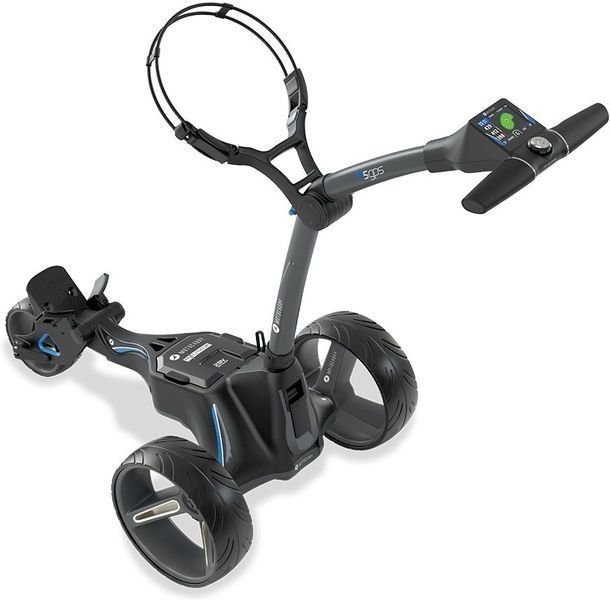 Elektrische golftrolley Motocaddy M5 GPS Ultra Black Elektrische golftrolley