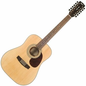 12-String Acoustic Guitar Cort Earth 70-12 Open Pore Natural - 1