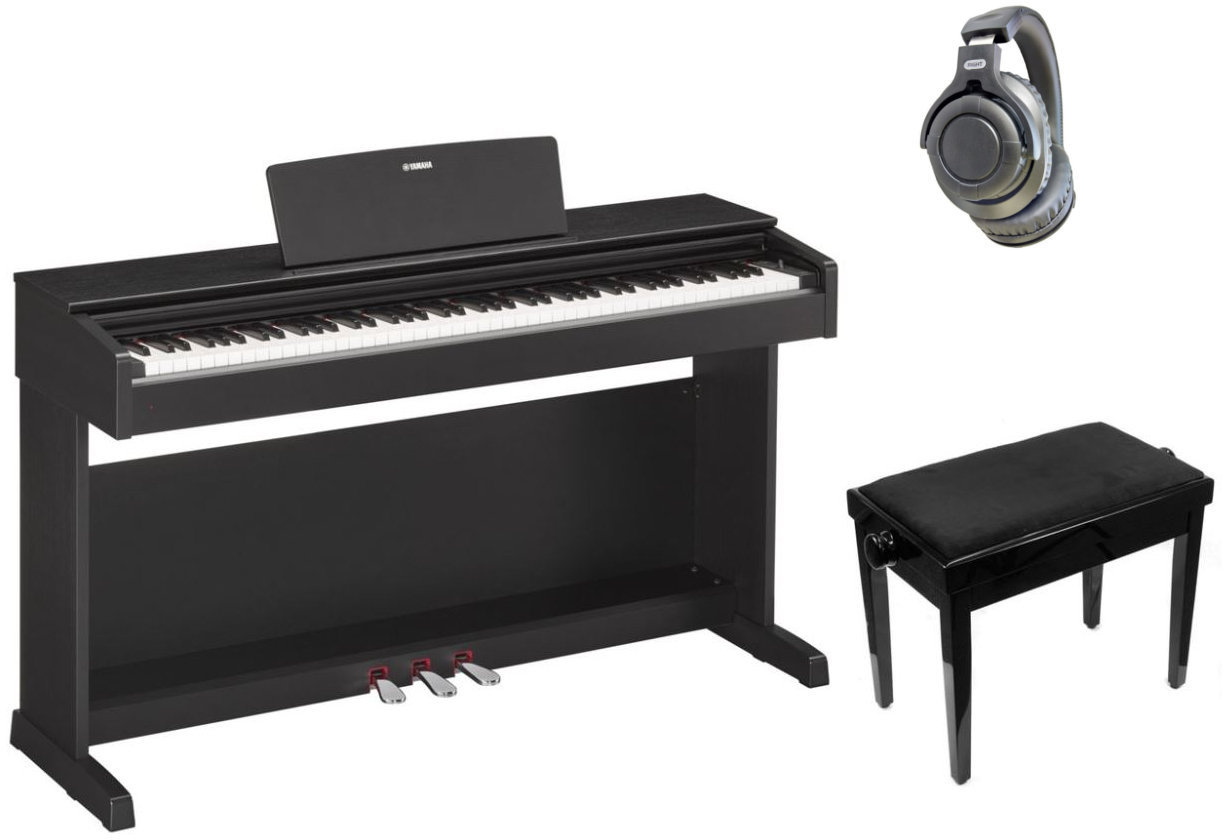 Piano digital Yamaha YDP 143 Arius BK SET Negro Piano digital