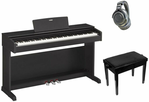 Pianino cyfrowe Yamaha YDP 143 Arius BK SET Czarny Pianino cyfrowe - 1