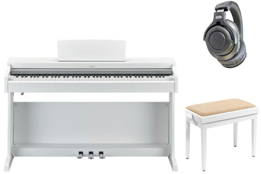 Ψηφιακό Πιάνο Yamaha YDP 163 Arius WH SET Λευκό Ψηφιακό Πιάνο