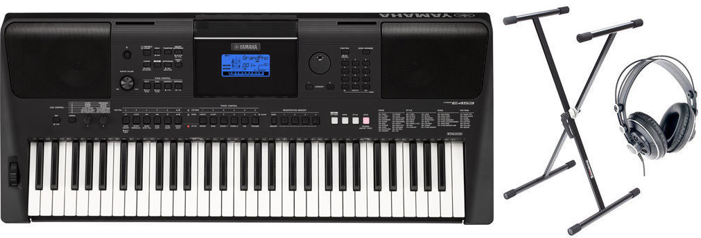 Keyboard with Touch Response Yamaha PSR-E453 SET