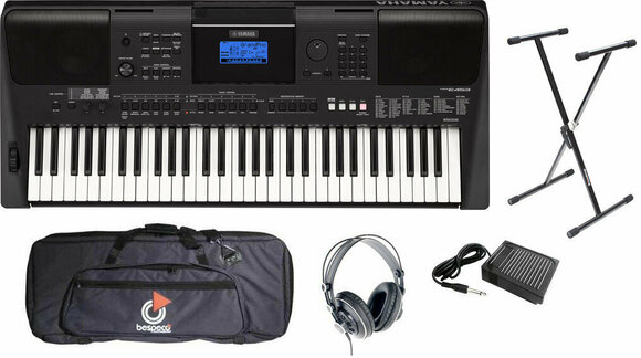 Keyboard mit Touch Response Yamaha PSR-E453 Deluxe SET - 1