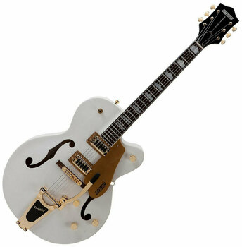 Chitarra Semiacustica Gretsch G5420T Electromatic Hollow Body with Bigsby White/Gold - 1