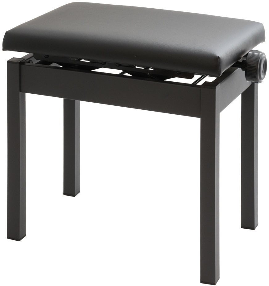 Metalowe krzesło fortepianowe
 Korg PC-300