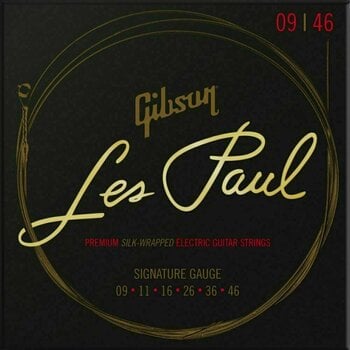 Struny pre elektrickú gitaru Gibson Les Paul Premium 9-46 - 1