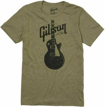 Skjorta Gibson Skjorta Les Paul Unisex Olive M - 1