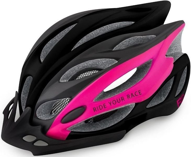 Cyklistická helma R2 Wind Helmet Matt Black/Grey/Pink S Cyklistická helma
