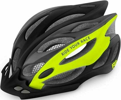 Bike Helmet R2 Wind Helmet Matt Grey/Neon Yellow M Bike Helmet - 1
