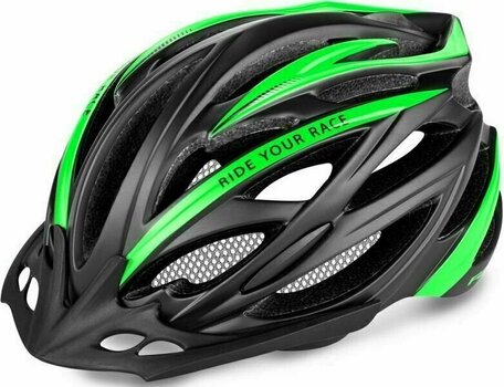 Cyklistická helma R2 Arrow Helmet Matt Black/Green M Cyklistická helma - 1