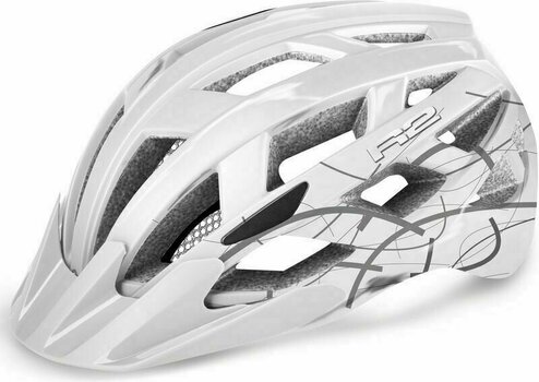 Casco da ciclismo per bambini R2 Lumen Junior Helmet Glossy White/Grey S Casco da ciclismo per bambini - 1
