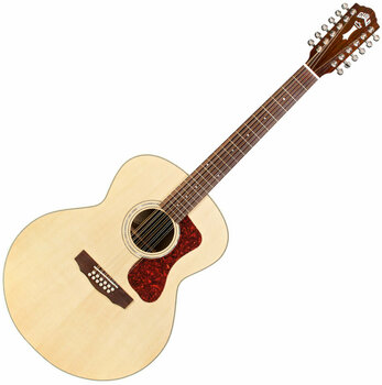 12-string Acoustic-electric Guitar Guild F-1512E Natural Gloss - 1