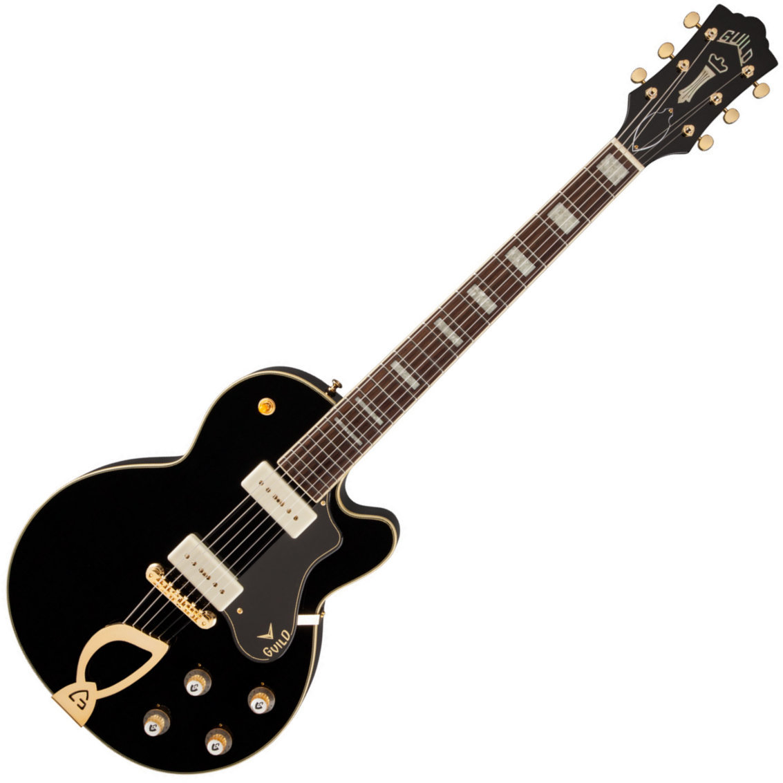 Guitare semi-acoustique Guild M-75-ARISTOCRAT-BLK Noir