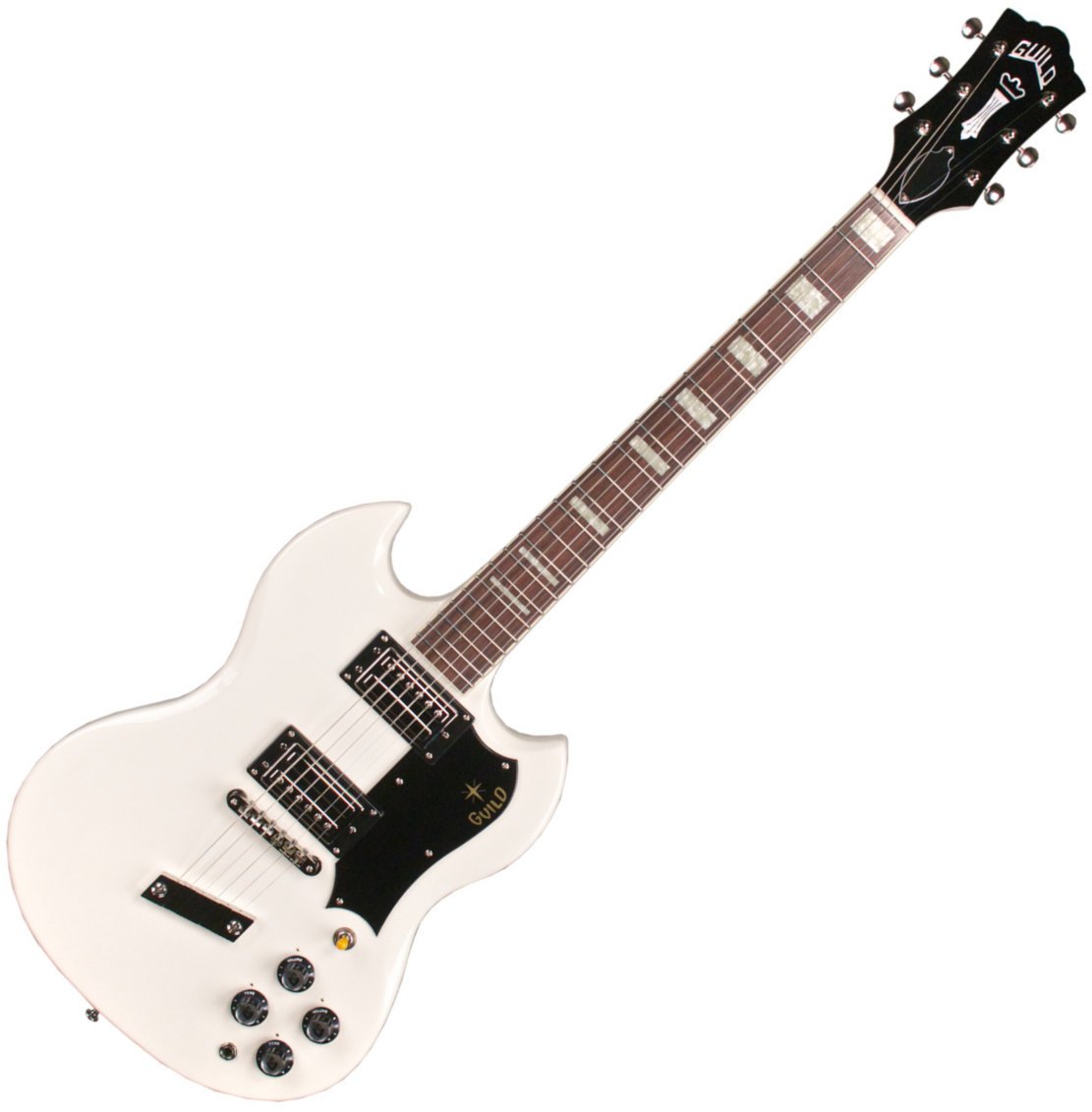 Guitarra elétrica Guild S-100 Polara White