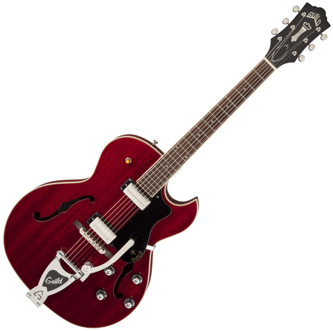 Semi-Acoustic Guitar Guild STARFIRE-III-CHR Cherry Red