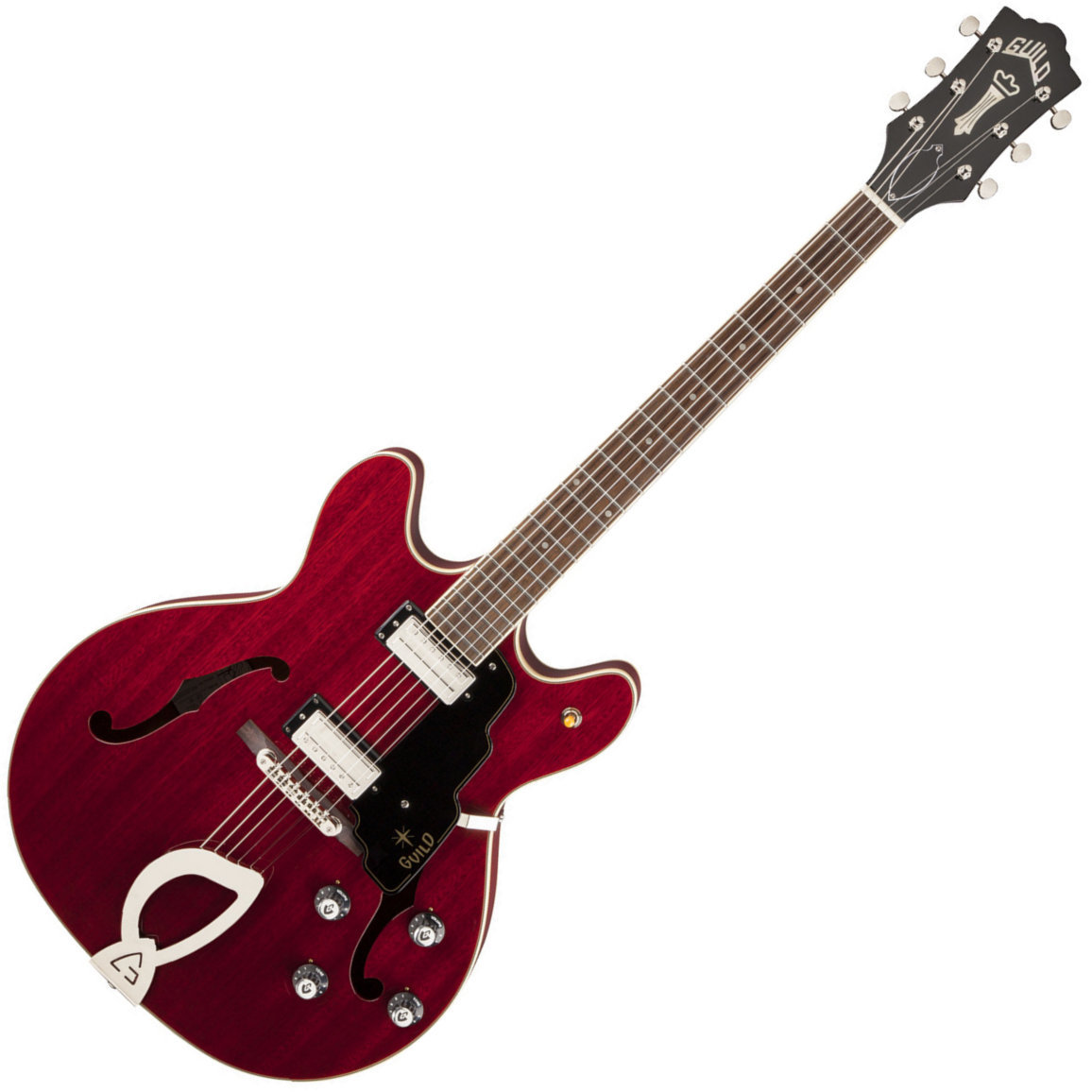 Semi-Acoustic Guitar Guild STARFIRE-IV-CHR Cherry Red
