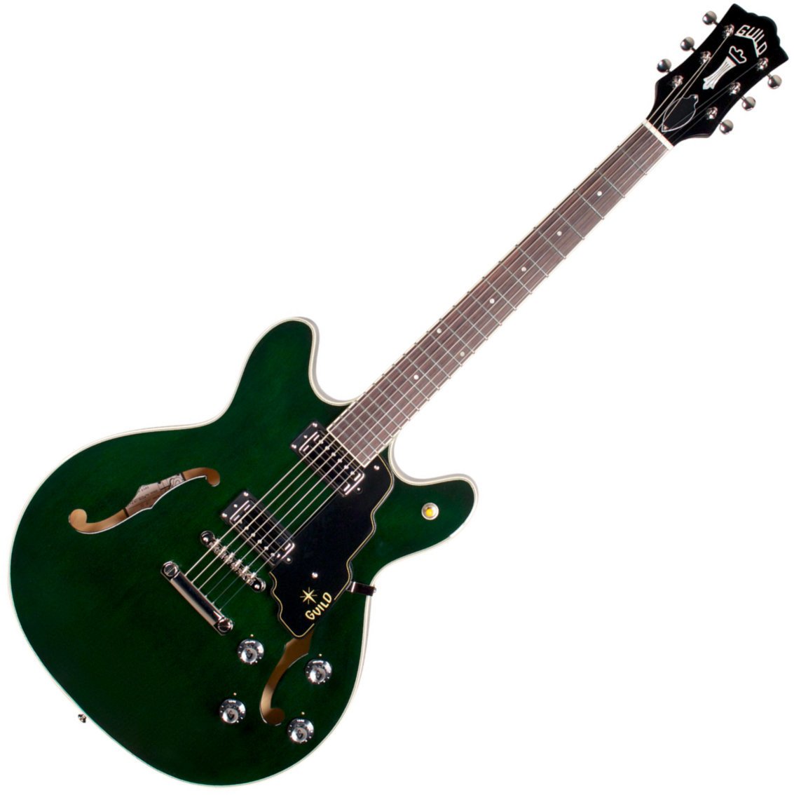 Guitare semi-acoustique Guild STARFIRE-IV-ST-GRN Emerald Green