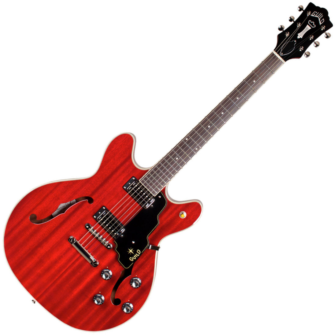 Guitarra semi-acústica Guild STARFIRE-IV-ST-CHR Cherry Red