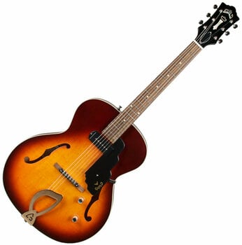 Gitara semi-akustyczna Guild T-50-SLIM-ATB Antique Burst - 1