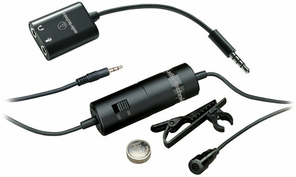 Кондензаторен микрофон- "брошка" Audio-Technica ATR3350iS - 1