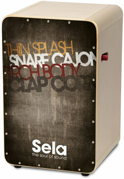 Дървен кахон Sela CaSela Pro Vintage Grey - 1