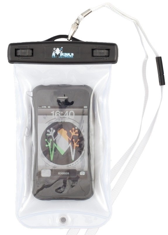 Valigia impermeabile Amphibious White iPhone holder