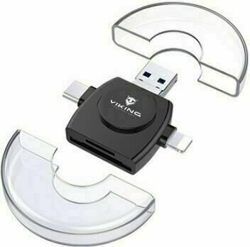 Cititor de carduri de memorie Viking Technology SD/microSD VR4V1B - 1