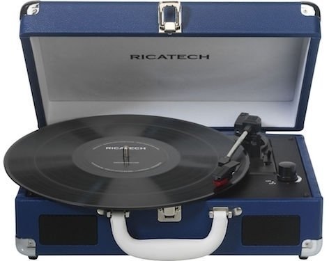 Prenosni gramofon Ricatech RTT68 Melbourne Navy Blue