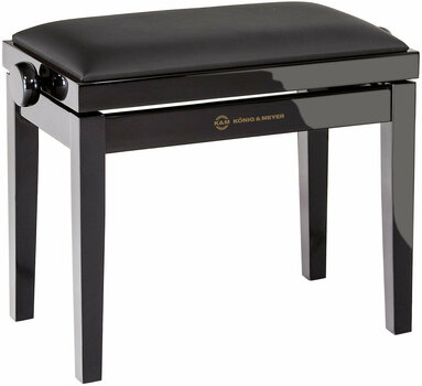 Wooden or classic piano stools
 Konig & Meyer 13911 Black High Polish - 1