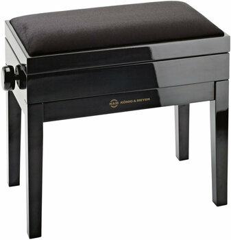 Dřevěné nebo klasické klavírní židle
 Konig & Meyer 13950 Black High Polish - 1