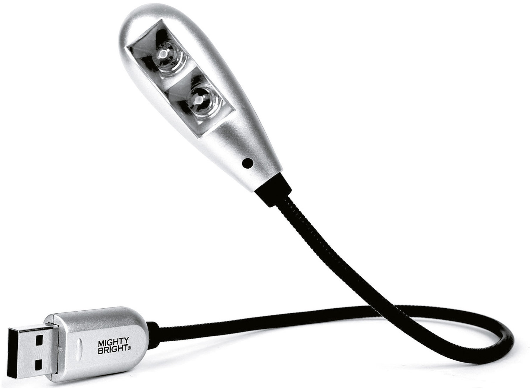Pracovní lampička Konig & Meyer 85682 2 LED USB Light Mighty Bright Silver