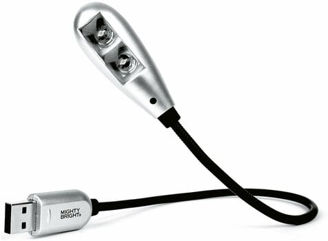 Lys til musikstativ Konig & Meyer 85682 2 LED USB Light Mighty Bright Silver - 1