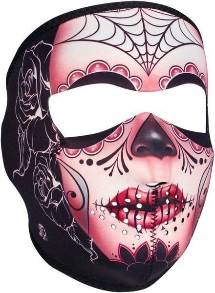 Moto podkapa / maska Zan Headgear Full Face Mask Sugar Skull