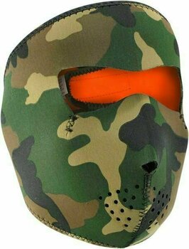 Bivakmus Zan Headgear Full Face Mask Woodland Camo - 1