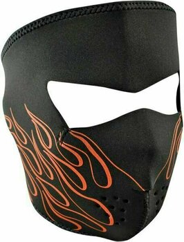 Motorcycle Balaclava Zan Headgear Full Face Mask Flames - 1