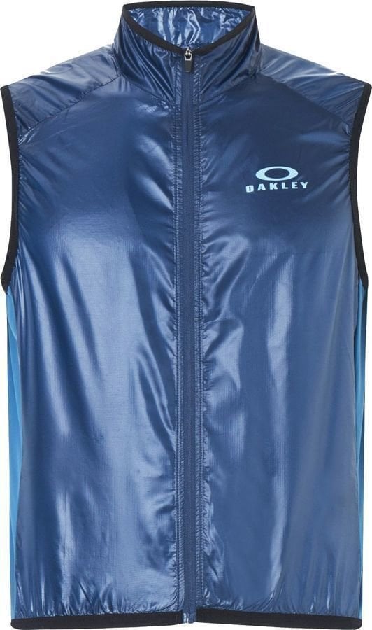 Cycling Jacket, Vest Oakley Packable Vest 2.0 Black Iris L Vest